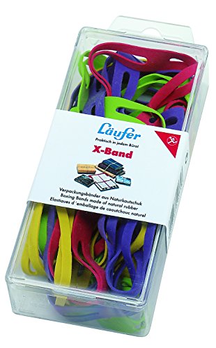 Laufer X-Band - Gomas elásticas (100 x 11 mm), multicolor