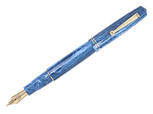 Leonardo Officina Italiana Momento Zero Blue Positano - Pluma estilográfica (F (fina)