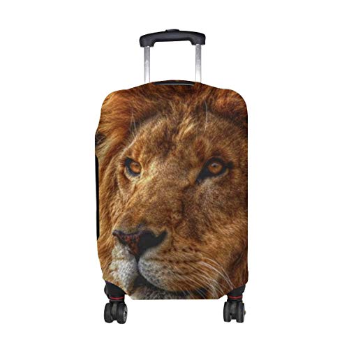 Lion Shadow Mane Eyes King of Beasts Predator Patrón Imprimir Protector de Equipaje de Viaje Equipaje Funda de Maleta Se Adapta a Equipaje de 18-21 Pulgadas