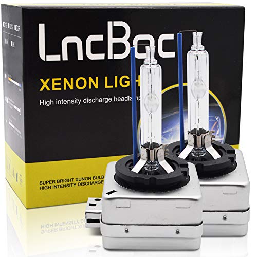 LncBoc D1S HID 35W Xenon Repuesto Faro Bombillas Hielo Azul 8000K 2 unidades