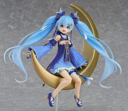 Lupovin Anime Vocaloid Figma EX-037 Hatsune Miku Centella Nieve Ver.La Figura de acción de PVC Colección Modelo Juguetes Brinquedos 14CM