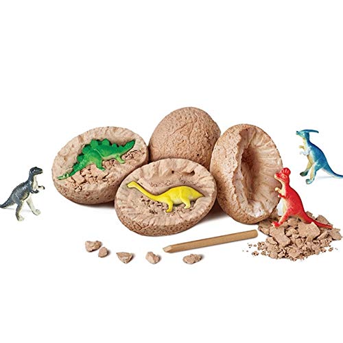 LYRONG Jurassic World Dinosaur Egg Kids Toys Tyrannosaurus Dinosaur Baby Toys Model Decoration Juguetes Para Niños Científicos Minería Juguetes