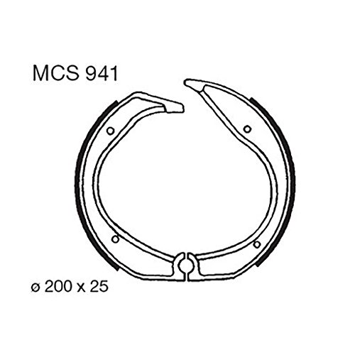 Machoires de freins Lucas MCS941 pour K 75 C 75 | R 100 RT 247 | R 100 T Touren 247 | R 45 S 248 | R 65 247 | R 65 248 | R 65 G/S 247E | R 80 247 | R 80 G/S Monol. 247E | R 80 GS Paris Dakar 247E