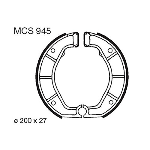 Machoires de freins Lucas MCS945 pour R 100 GS 247 | R 100 GS Paris Dakar 247E | R 100 GS/2 247E | R 100 R Mystic 247E | R 100 RT 247 | R 80 247 | R 80 R 247E