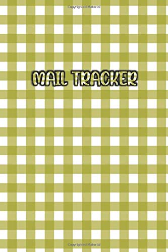 Mail Tracker: Elegant / Beautiful Green Pattern Cover- 120 Pages 6 X 9"