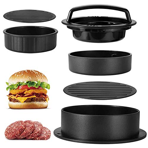 Maquina De Hamburguesas Molde Para Prensas De Carne Prensa De Hamburguesas Para Carne Utiliza Para Hamburguesas, Empanadas O AlbóNdigas Normales y Rellenas, Utensilios De Cocina Para Mini Hamburguesas