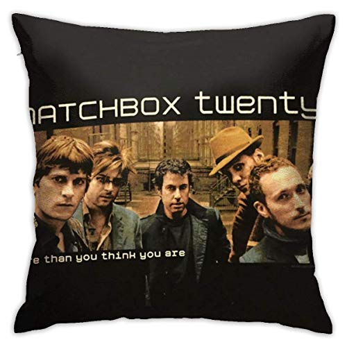 Matchbox Twenty Plush Fabric Double Sided Printing Pillowcase, Stylish Personality pillowcaseOne Size