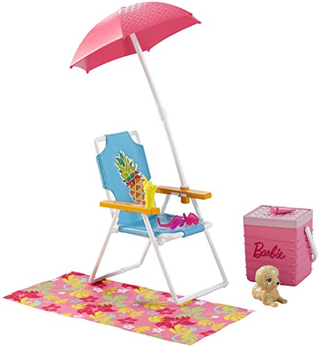 Mattel DVX49 Barbie, Accesorios Muñeca para la Playa