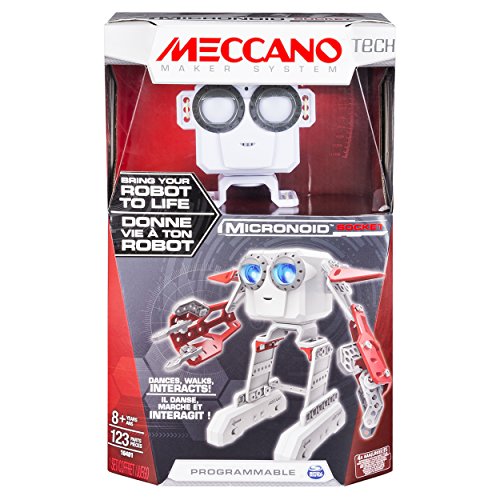 Meccano – 6031222 – Juego de construcción Micronoid Rojo/Blanco