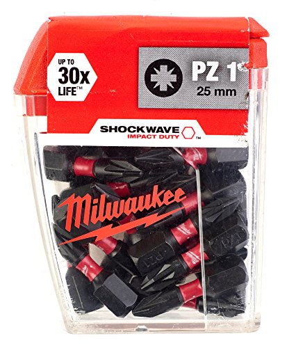 Milwaukee 4932430861, Ponta PZ1, 25 mm (25 Pcs)