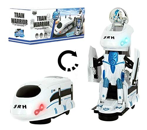 ML Tren Coche Robot Car Transformers Juguete para niños niñas Regalos cumpleaños Navidad