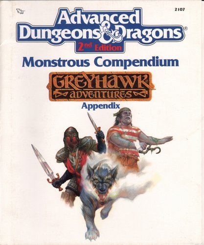 Monstrous Compendium: Greyhawk Adventures (Advanced Dungeons and Dragons, Appendix) by Tsr Staff (1990-05-02)