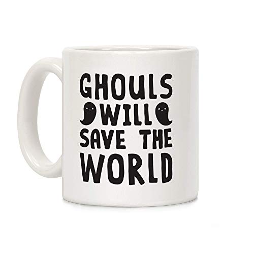 N\A houls Will Save The World Taza de café de cerámica Blanca
