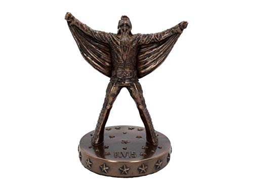 Nemesis Now Elvis - Figura Decorativa (30 cm), Color Bronce