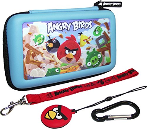 New diseño de pájaros Angry 3d especial para gaming de transporte juego de carcasas de para Nintendo DSi-3DS(4 pc) con mosquetón