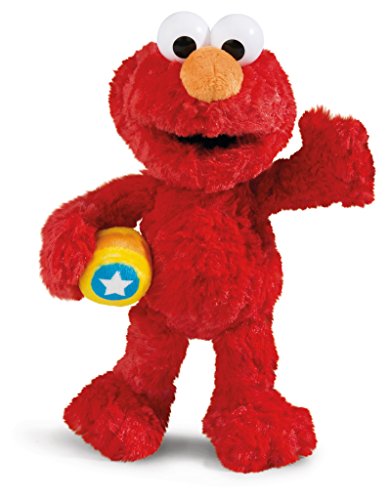 Nici Monster Elmo 41957 - Peluche de Barrio Sésamo (25 cm), Color Rojo