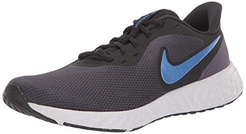 NIKE Revolution_5', Zapatillas Hombre, Gridiron/Mountain Blue/Black/Vast Grey, 43 EU