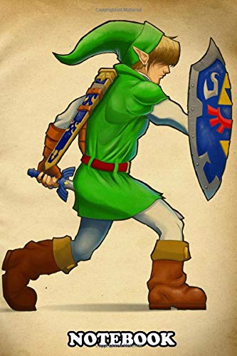 Notebook: The Legend Of Zelda Ocarina Of Tim The Hero Of Time , Journal for Writing, College Ruled Size 6" x 9", 110 Pages