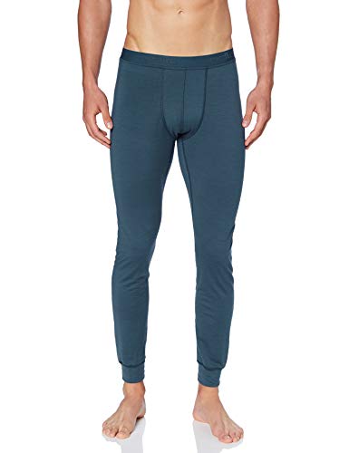 Odlo Pantalón Interior para Hombre SUW Bottom Natural 100% Merino, cálido, Azul Cielo, Talla L