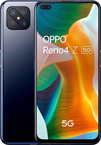 OPPO Reno 4Z 5G – Pantalla de 6.57" (120 Hz de pantalla, 8GB/128GB, MTK 800 5G, 4000mAh, Android 10) Negro