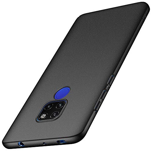 ORNARTO Funda Huawei Mate 20, HW Mate 20 Carcasa [Ultra-Delgado] [Ligera] Mate Anti-arañazos y Antideslizante Protectora Sedoso Caso para Huawei Mate 20 (2018) 6.53' Arena Negro