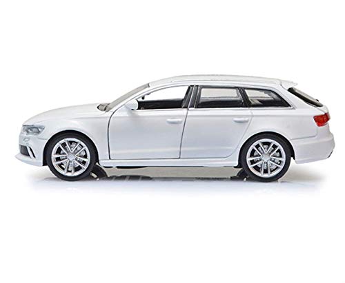 Outdoorking Model Coche 1:32 para Audi para RS6 Modelo de automóvil Modelo de aleación Die Muele Toy Modelo Modelo de coche Pull Back Sonido y luces Juguete para niños Coleccionables para niños Regalo