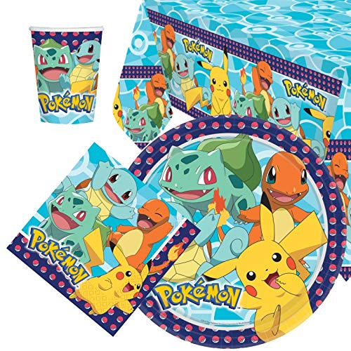 Party Bags 2 Go Pokemon Vajilla para Fiesta para 8