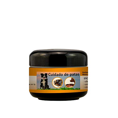 Peticare Perro Bio Cera-Pomada para Patas - Crema de Tratamiento y Cuidado de Pata, Limpia y Proteccion contra Inflamacion, Alivia Picores, Balsamo Protector 100% Organico - petDog Care 2103 (50 ml)