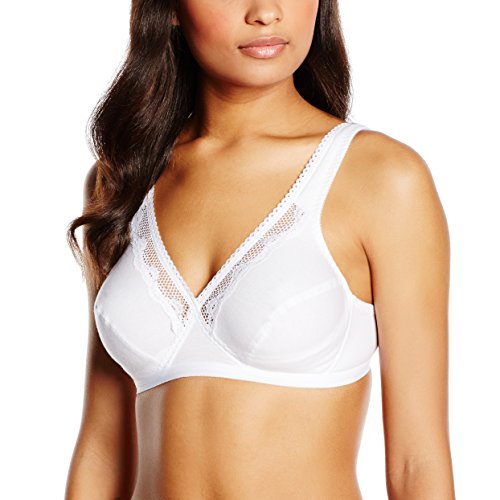 Playtex Simone Soft-Cup Sujetador, Blanco, 95C para Mujer