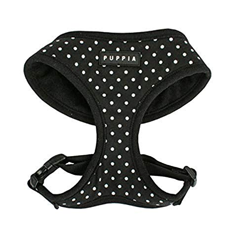 PUPPIA Dotty arnés, Extra pequeño, Negro