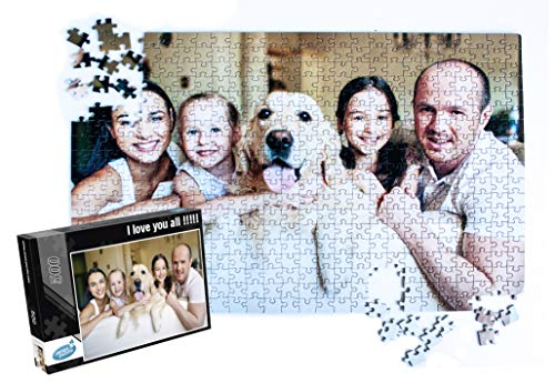 Puzzle Personalizado con tu Foto 300, 500, 1000 Piezas, Foto Puzzle en Varios formatos (500 Piezas)