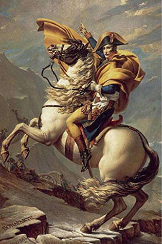 qianyuhe Impresión en Lienzo Napoleón Bonaparte Caballo Retrato Art Posters e Impresiones escandinavo para decoración de Sala de Estar 60x90cm (24x36 Pulgadas