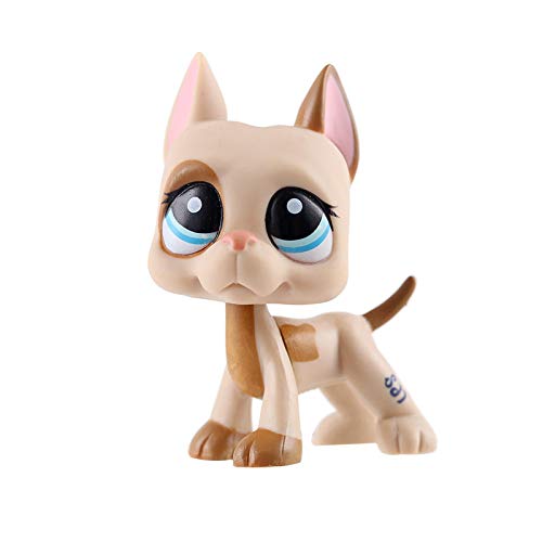 Rare pet Shop lps Toy Stand Pequeño Shorthair gato Rosa Negro Antiguo Original Perro Anime Muñeca Modelo de Juguete Niños Festival de Cumpleaños Juguetes