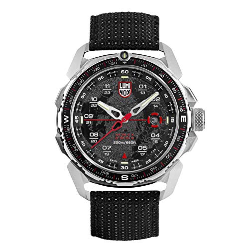 Reloj de Cuarzo Luminox Land Ice-SAR Artic, Correa Textil, Negro, XL.1201