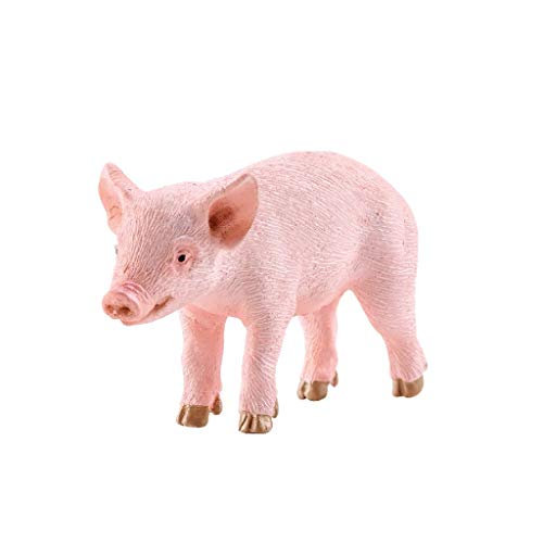 Schleich- Figura de Lechón de pie, Colección Farm World, Color Marron, 5.7 cm (13783)