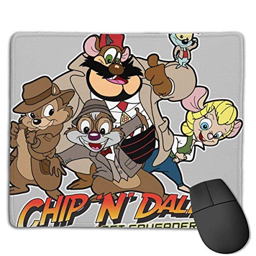 shenguang Chip N Dale Last Crusaders Indiana Jones Rescue Rangers Customized Designs Non-Slip Rubber Base Gaming Alfombrilla para ratón for Mac,30cm×25cm Pc, Computers. Ideal for Worki