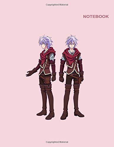 Shiro No Game No Life Zero Pink Notebook Cover: Letter Size (8.5 x 11 inches), 110 College Ruled Paper, Lined Pages.