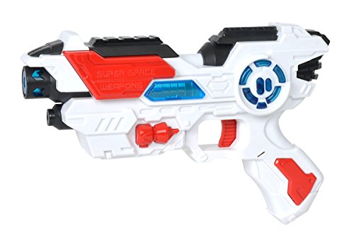 Simba Planet Fighter Space Shooter 108042205 - Pistola láser (23 cm)