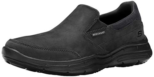 Skechers Glides-Calculous 64589, Zapatillas de Entrenamiento Hombre, Negro (Black), 43 EU