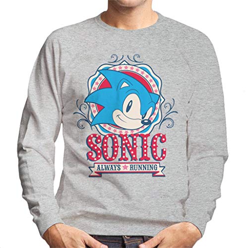 Sonic The Hedgehog Carnival Poster Always Running Men's Sweatshirt