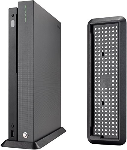 Soporte vertical negro para la consola Xbox One X (no apto para la consola Xbox One y Xbox One S)