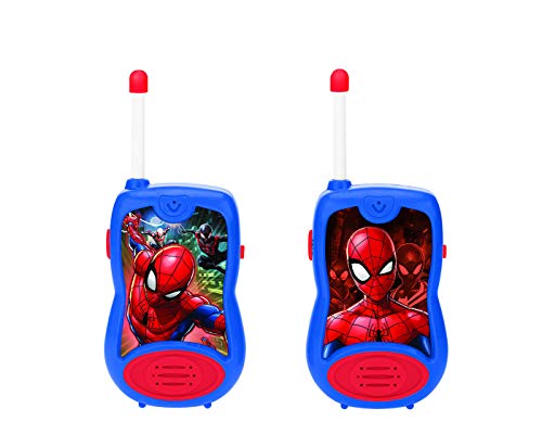 Spider-Man - Walkie-Talkies, 100 metros, juguete niño (Lexibook TW12SP)