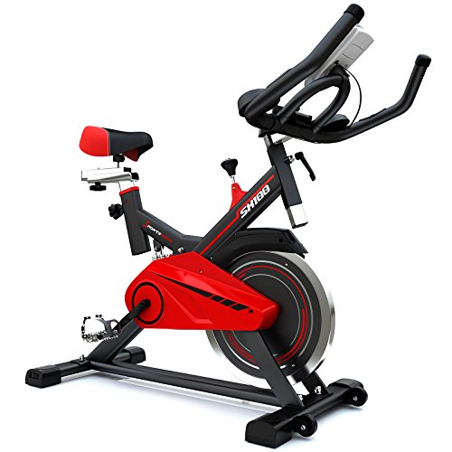 Sportstech Bicicleta Estática Profesional | Bicicleta de Ejercicio con Volante de Inercia 13kg y eBook | Bicicleta para casa - Video Eventos & App Multijugador | Bicicleta Fitness hasta 120 Kg | SX100