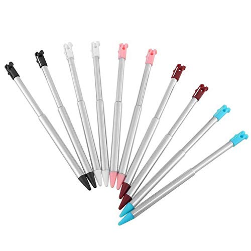 succeedw 10 PCS Precisión Lápiz Stylus Lapiz Optico De Metal Pluma Tactil De Pantalla para Nintendo 3ds