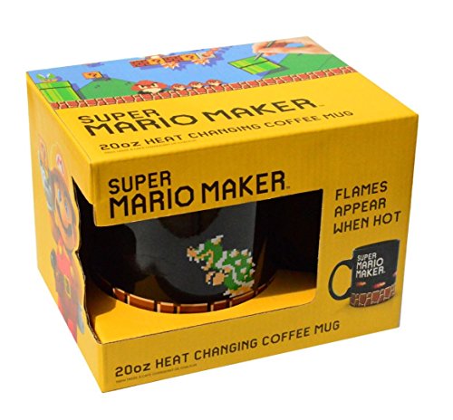 Super Mario Maker Bowser 20oz Heat Changing Ceramic Mug