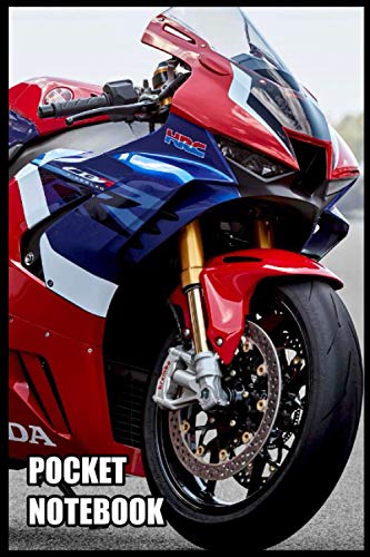 Superbike Honda CBR Pocket Notebook 2021 Calendar Journal Password Tracker Online Shopping Tracker