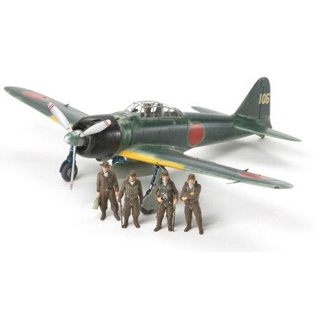 Tamiya 300061108 - Maqueta de avión Mitsubishi A6M3/3a Zero Fighter PE (Escala 1:48)