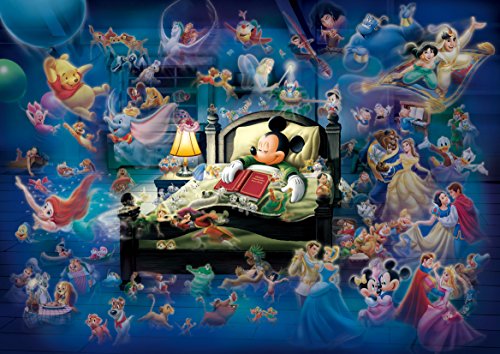 Tenyo Disney Mickey's Dream Fantasy Glow in The Dark Jigsaw Puzzle (500 Piece)