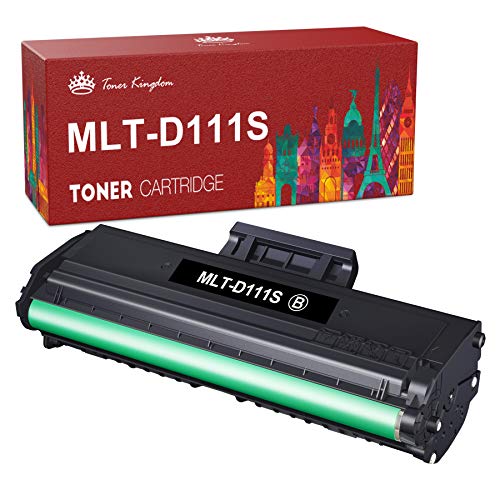 Toner Kingdom Compatible Cartucho Toner Reemplazo para Samsung MLT-D111S para Samsung Xpress M2020W M2020 M2022 M2022W M2026 M2026W M2070 M2070W M2070FW (Negro, 1 Paquete)