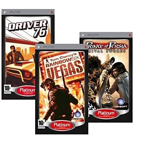 TRIPACK PSP RAINBOW 6 VEGAS + PRINCE OF PERSIA 3 + DRIVER 76 [video game]